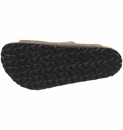 Тапочки чоловічі BIRKENSTOCK Arizona Oiled Leather Footbed Sandals Grey 1019313