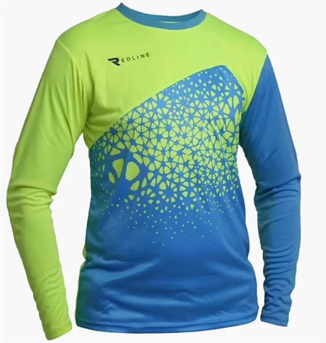 Лонгслив мужской Redline Gk Shirt Blue/Green RLCL25
