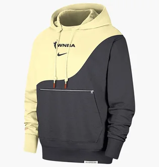 Худи мужское Nike Team 13 Standard Issue W Nba Basketball Hoodie Beige/Grey FQ4949-745