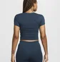 Футболка женская Nike Sportswear Chill Knit Short-Sleeve Square-Neck Top Blue FZ7990-478