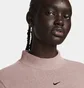 Лонгслів жіночий Nike Sportswear Phoenix Plush Bordo FN3619-208