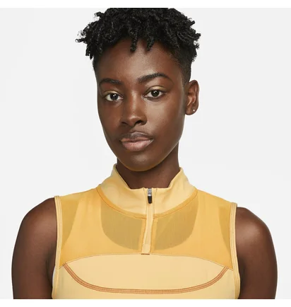 Топ жіночий Nike Df Air Crop Tank Yellow DX0284-795