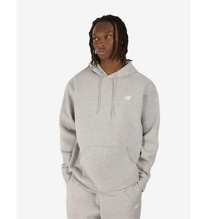 Худи мужское New Balance Brushed Back Small Logo Hoodie Grey MT41511AG