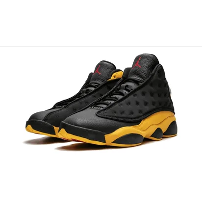 Кроссовки мужские Air Jordan 13 Black/Orange 414571-035