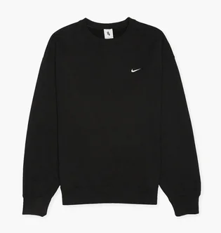Світшот чоловічий Nike Solo Swoosh French Crewneck Black DX0811-010