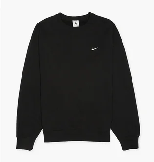 Світшот чоловічий Nike Solo Swoosh French Crewneck Black DX0811-010