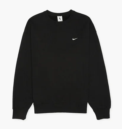 Свитшот мужской Nike Solo Swoosh French Crewneck Black DX0811-010