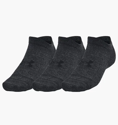Носки Under armour Essential No Show 3Pk Black 1382623-001
