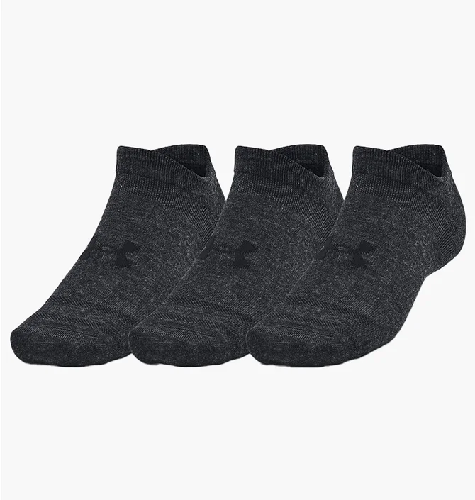 Носки Under armour Essential No Show 3Pk Black 1382623-001