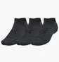 Носки Under armour Essential No Show 3Pk Black 1382623-001