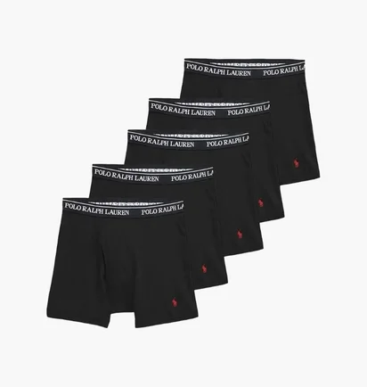 Трусы мужские Polo Ralph Lauren Classic Fit Black NCBBP5-PBD