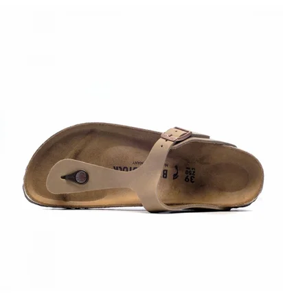 Сандалі жіночі Birkenstock Gizeh Leoi Tabacco Brown 943813