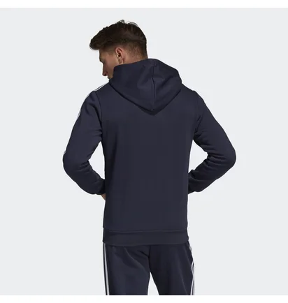 Толстовка чоловіча Adidas Essentials 3-Stripes Black DU0475