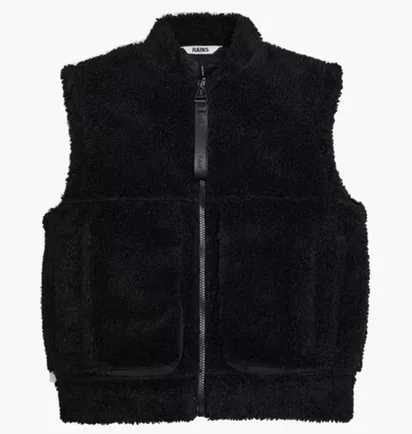 Жилетка жіноча Rains Kofu Fleece Vest T1 Black 18860-01