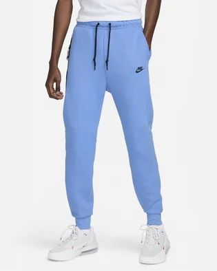 Штаны мужские Nike Sportswear Tech Fleece Slim Fit Joggers Light Blue FB8002-450