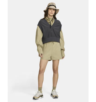 Шорты женские Nike Nsw Swsh Short Wvn Su Beige FJ4887-276