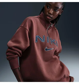 Кофта женская Nike Sportswear Phoenix Fleece Brown FV7679-218