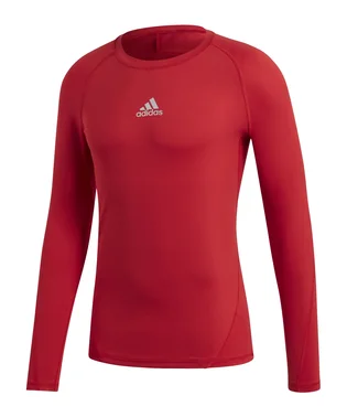 Лонгслів чоловічий Adidas Alphaskin Sport Shirt Longsleeve Red CW9490