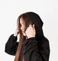 Худи женское H&M Zip-Top Sports Hoodie Black 1105174001