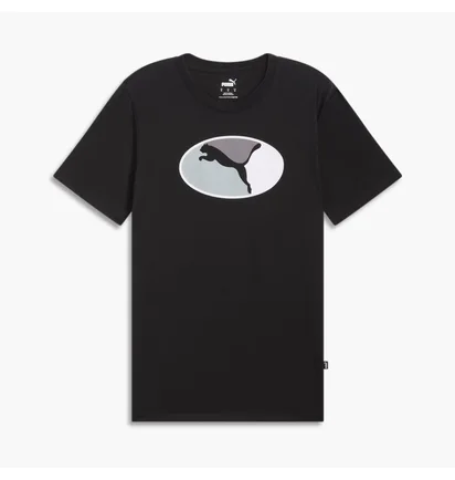 Футболка мужская Puma Oval Tee Black 682218-01