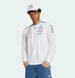 Лонгслив мужской Adidas Mercedes - Amg Petronas Formula One Team Driver Authentic White JX5797