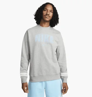 Свитшот мужской Nike Fleece Sweatshirt Grey Fd0482-063
