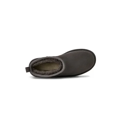 Угги женские UGG Classic Ultra Mini Platform Grey 1135092-CHRC