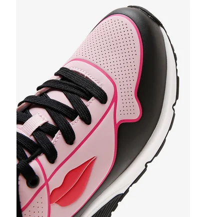 Кросівки жіночі Skechers Uno Diane Von Furstenberg Pink 177998-BKPK