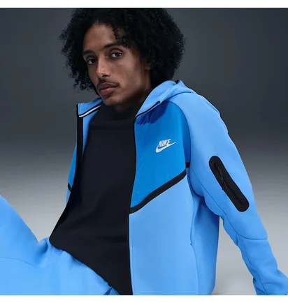 Толстовка мужская Nike Tech Fleece Blue IH4302-412
