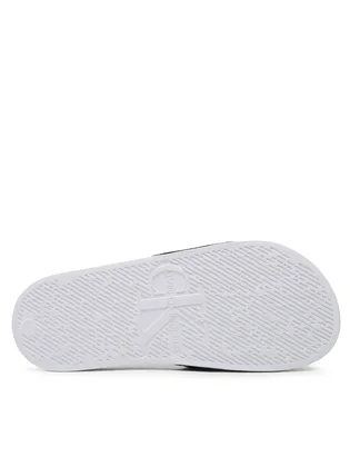 Тапочки женские Calvin Klein Jeans Slide Ny Pearl Black/White YW0YW01243-BEH