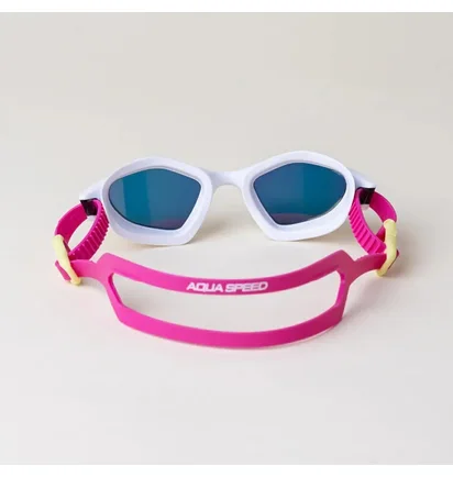 Окуляри для плавання унісекс Aqua Speed Enith Mirror White/Pink 718-59