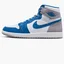 Кроссовки мужские Nike 1 Retro High Og Blue/White Dz5485-410