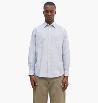 Сорочка чоловіча No Problemo Oxford Stripe Ls Light Blue NP401021201
