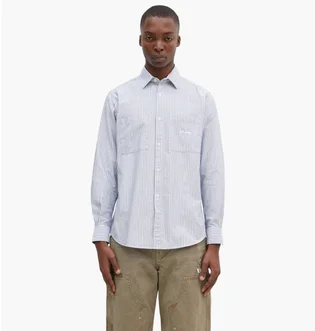 Рубашка мужская No Problemo Oxford Stripe Ls Light Blue NP401021201