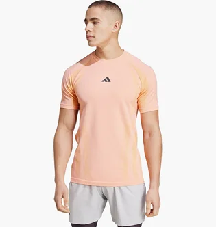 Футболка чоловіча Adidas Tennis Pro Seamless Aeroready Freelift Peach IT4025
