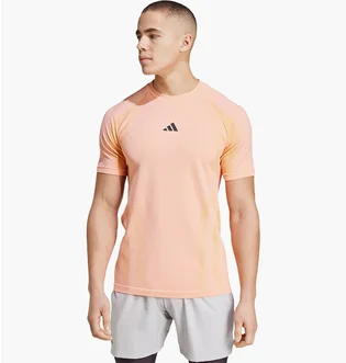 Футболка мужская Adidas Tennis Pro Seamless Aeroready Freelift Peach IT4025