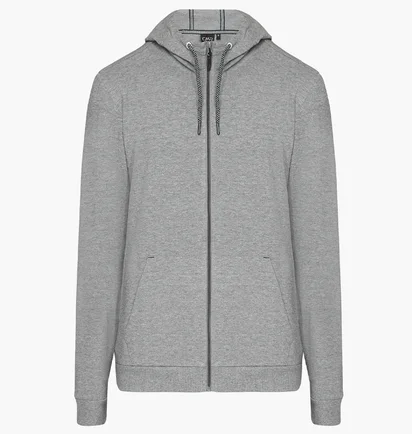 Толстовка мужская CMP Jacket Fix Hood Grey 32D8077M-19UL