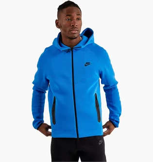 Толстовка чоловіча Nike Tech Fleece Windrunner Full-Zip Hoodie Blue FB7921-435