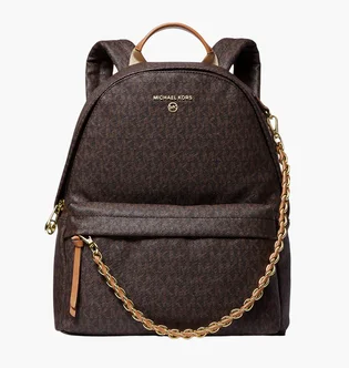 Рюкзак женский Michael Kors Slater Brown 30T0G04B6B-BRN-ACORN-16753