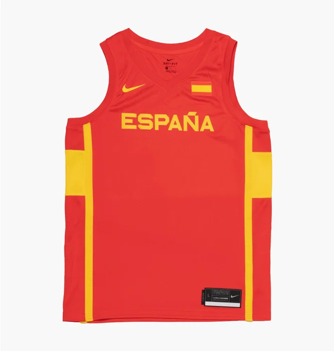 Майка мужская Nike Spain Basketball Jersey Orange CQ0091-600