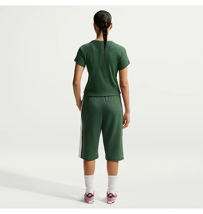 Футболка женская Nike Sportswear Tight Ribbed Short-Sleeve Green HV4994-323