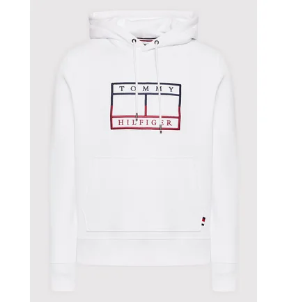 Худі чоловіче Tommy Hilfiger Flag White MW0MW25600