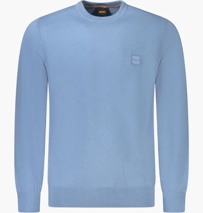 Свитшот мужской Boss Kanovano Knitted Jumper Light Blue 50527583-451