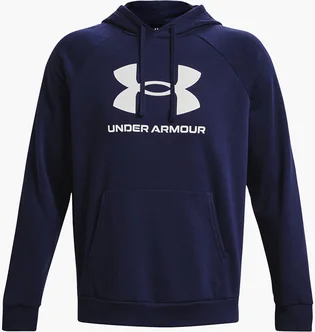 Худи мужское Under Armour Rival Logo Fleece Hoody Blue 1379758-410
