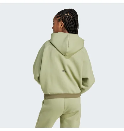 Толстовка женская Adidas Z.N.E. Full-Zip Olive IW7752