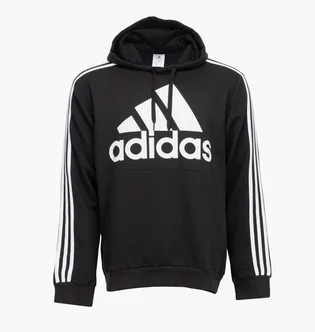 Худи мужское Adidas 3-Stripe Big Logo Hoody Black H14641