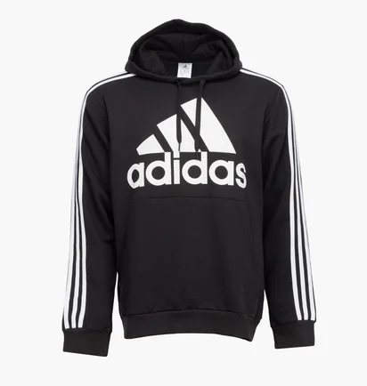Худі чоловіче Adidas 3-Stripe Big Logo Hoody Black H14641