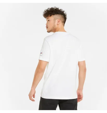 Футболка чоловіча Puma Bmw M Motorsport Logo Tee White 533398-02