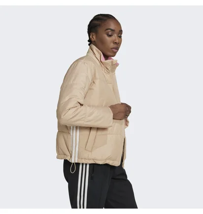 Пуховик жіночий Adidas Short Puffer Jacket Beige HM2614
