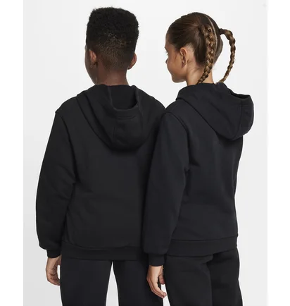Толстовка дитяча Nike Club Fleece Older French Terry Full-Zip Hoodie Black FD3017-010
